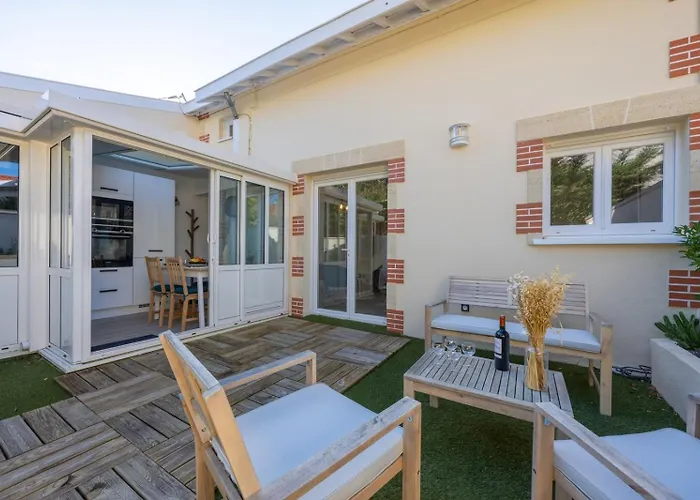 La Truffière - Charmante Maison Avec Terrasse Arcachon